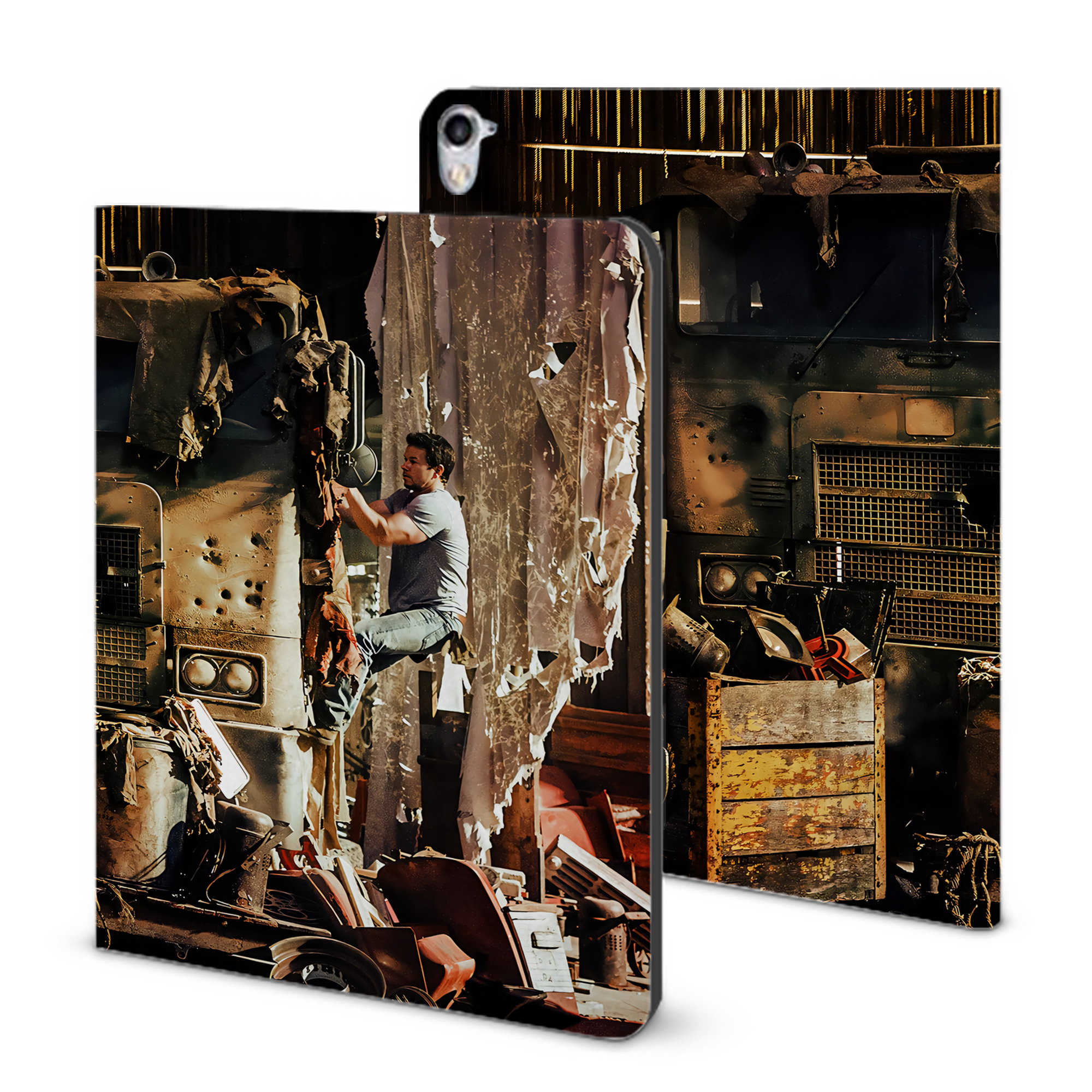 （画像用） Transformers トランスフォーマー IPad ケース ブック型 PUレザー TPU 耐衝撃 軽量 薄型 ペン収納なし 全面保護 IPad 各モデル対応